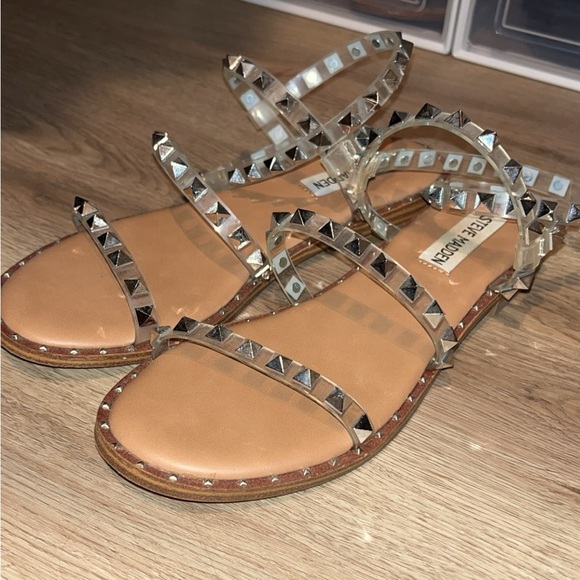 Steve Madden Studded Wrap Sandals Size 6.5 - Picture 1 of 3